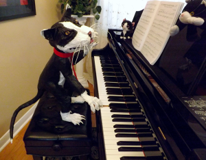 Arthur at the piano